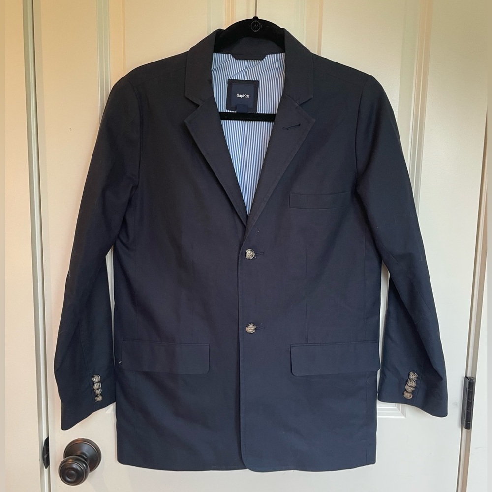 Gap Boys navy blue blazer in size 12 (XL)